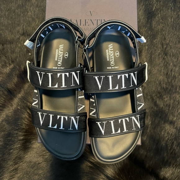 Valentino Other - MENS VALENTINO VTN LOGO STRAP SANDALS